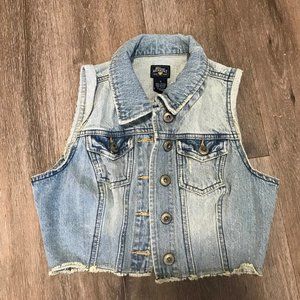 Blue Asphalt Denim Vest